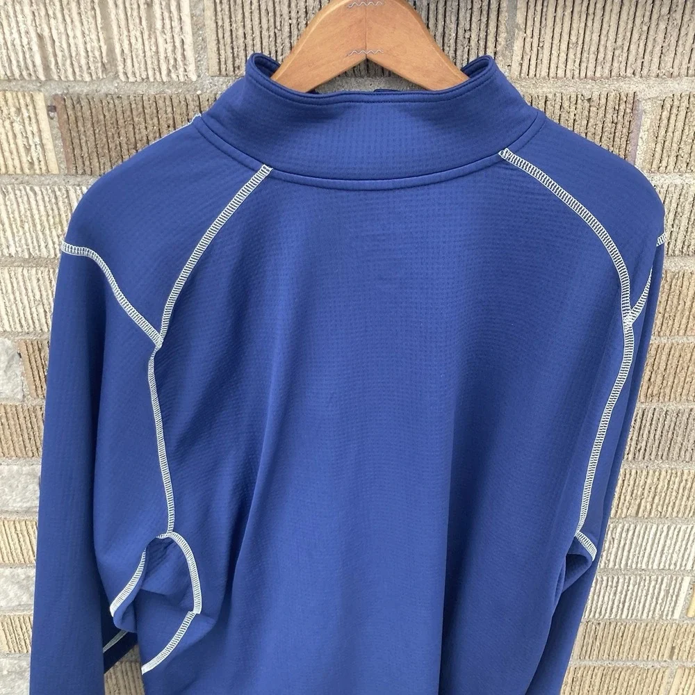 Pitt Panthers Mens XL Nike Quarter Zip Waffle Knit Performance Pullover Y2K Logo